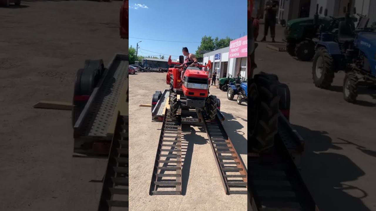 Отгрузка трактор Kubota GL-23 #тула #японскийминитрактор #москва #farming #японскиеминитрактора