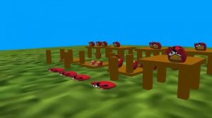 Птички летят бомбить поросят