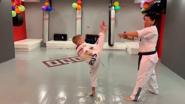 ТХЭКВОНДО WTF. ОТРАБОТКА УДАРА.