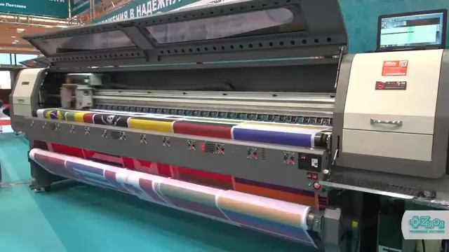 GZS3202 STARFIRE - Уникальный принтер для печати на ткани шириной 3.2 метра от ЗЕНОН смотреть онлайн
