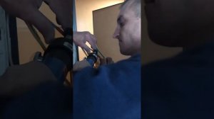 Наращиваем вводной провод с помощью гидравлического пресса .
