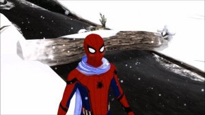 [MMD] Snowy Walk Spider-Man