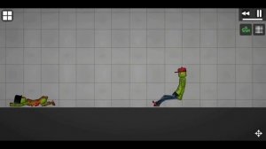 человек Арбуз Режет арбуз, взрывается и летает / melon playground