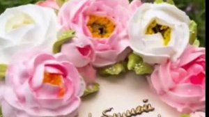 Часть 1🌸Кремовая флористика от Луизы Шемиловой🍀РЕЦЕПТ БЗК из пастеризованных белков🍀