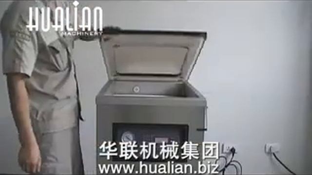 Напольная вакуум-упаковочная машина Hualian Machinery DZ-400/DC смотреть онлайн