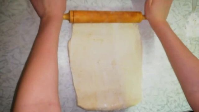 Слоеные язычки !  Слоеное тесто готовим сами !