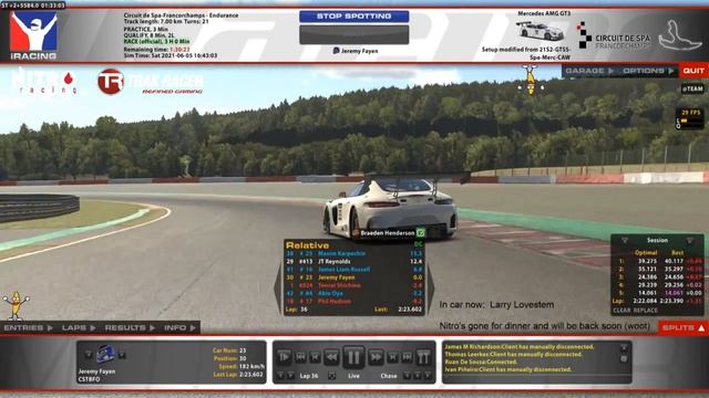 LIVE - iRacing // VRS 3 Hours of Spa!! смотреть онлайн