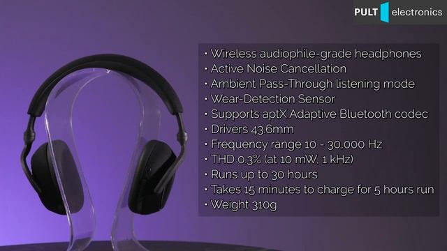 B&W PX7 Carbon Edition. Wireless headphones for audiophiles смотреть онлайн