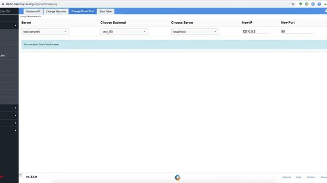 Dynamically changing IP and Port without restarting HAProxy service смотреть онлайн