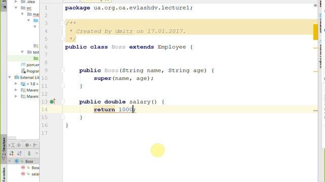 Лекция 1 (Advanced Class design, inner, nested types) PTJANXVII смотреть онлайн