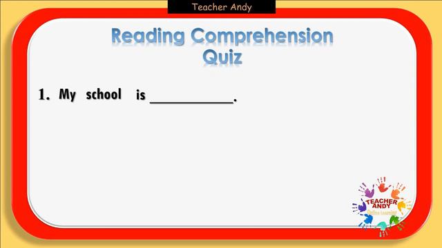 PART 2 - Reading Comprehension for Beginners with Quiz || Learn How to Read || Practice Reading