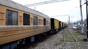 ЧМЭ3-3193 С грузовым поездом + Толкач ЧМЭ3-3739