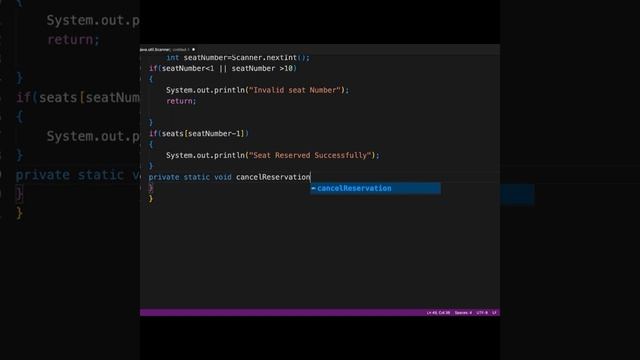 Bus reservation system in java programming language | zoho interview question
