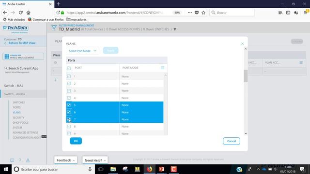 ARUBA CENTRAL - 08. Switches смотреть онлайн