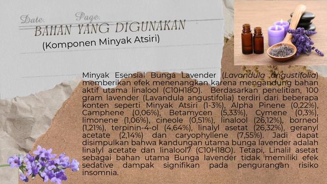 PRESENTASI KELOMPOK 8 AROMATERAPI BUNGA LAVENDER (Lavandula angustifolia) смотреть онлайн