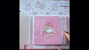 Скрапбукинг обзор альбом для новорожденного