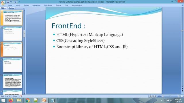 PPT - Online Gift Shop Project PPT | Python Django | Major Project PPT