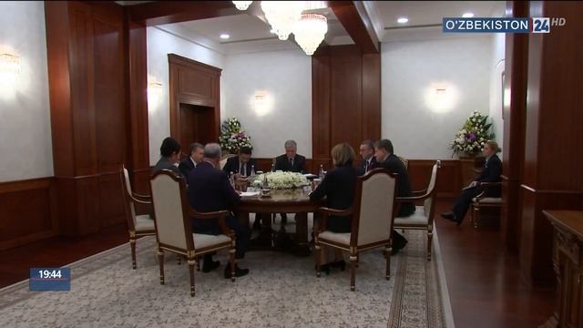 Приём в резиденции Главы государства смотреть онлайн