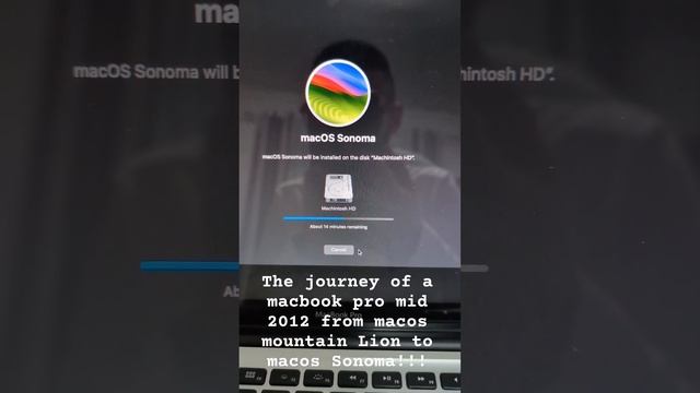 MacBook pro mid 2012 running macos Sonoma !!!