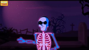 Funny Faces Skeleton Finger Family | Funny Dance and More Nursery Rhymes by Teehee Town