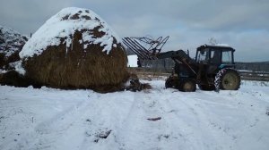 мтз турбо и стог сена   кто кого