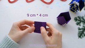Новогодний ДОМИК на ёлочку ?Игрушки из фоамирана своими руками ?Новогодний декор
