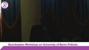 Sensitization Workshop on University of Benin Policies