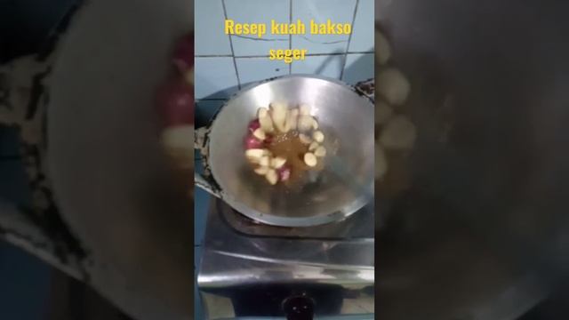 Resep kuah bakso seger