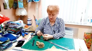 Мастер-класс  Цветок из мешковины