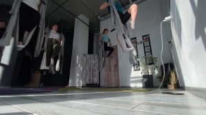 Аэройога упражнения/ ЙОГА В ГАМАКАХ / 40-минут ПОЛНЫЙ комплекс на все тело 2024