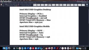 ВЕРНЫЕ НАСТРОЙКИ BIOS ДЛЯ ЗАВОДА INTEL HD UHD GRAPHICS НА HACKINTOSH!!!