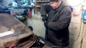 опель омега Б ремонт рамки лобового стекла