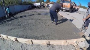 Заливка стяжки. Часть 2. Монолитная плита за 2 дня. Шлифовка, полировка бетона.