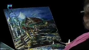Уроки рисования (# 100) масляными красками . Рисуем пейзаж из цикла времена года: весна