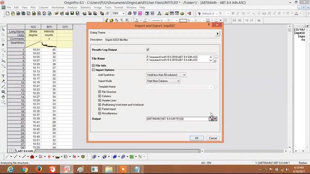 Basics of Origin lab (Technics to upload data and draw graphs in Origin) смотреть онлайн
