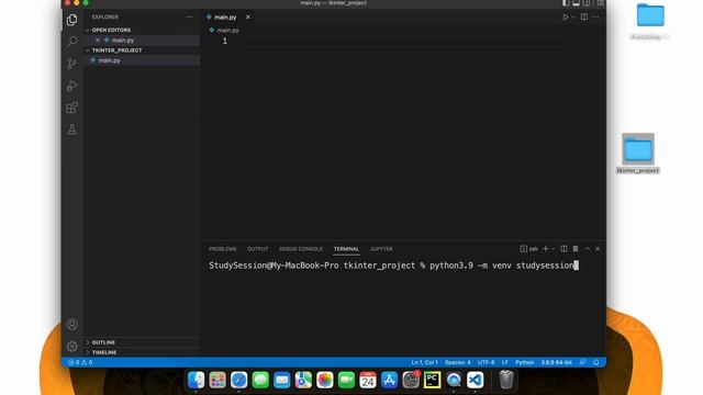 How To Install Tkinter in Visual Studio Code (Mac) смотреть онлайн