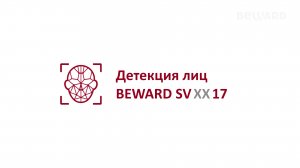 Детекция лиц в IP-камерах BEWARD серии SVxx17