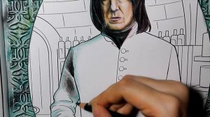 Северус Снейп. Раскраска Гарри Поттер. Большое разговорное видео