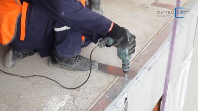 Монтаж стеновых ограждающих панелей из ЛСТК смотреть онлайн