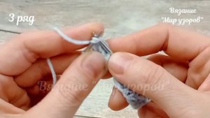 Простой и красивый узор спицами для летних изделий