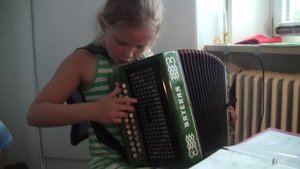 "Прощание славянки" марш на гармони, 1часть разучивание