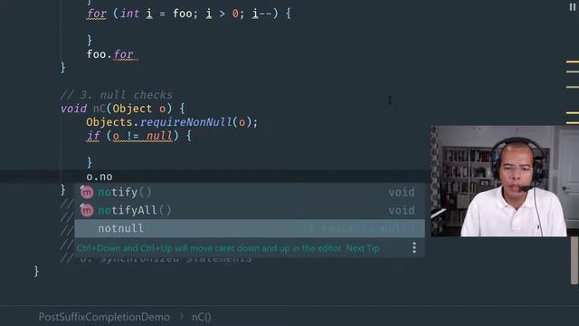 Intellij IDEA tutorial for beginners: Post Suffix Completion | 2020 смотреть онлайн
