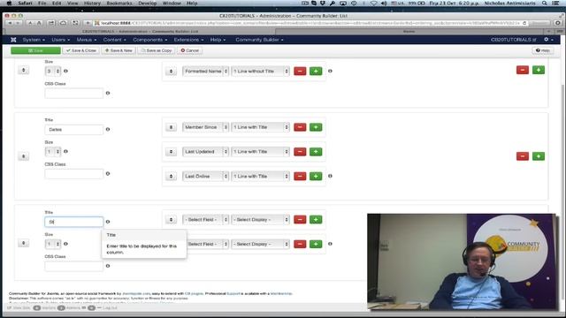 CB 2.0 Tutorials - 04 - User Lists and Joomla Menus смотреть онлайн