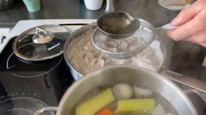 Суп-пюре из Шампиньонов. Грибной суп-пюре. Готовим грибной супчик.