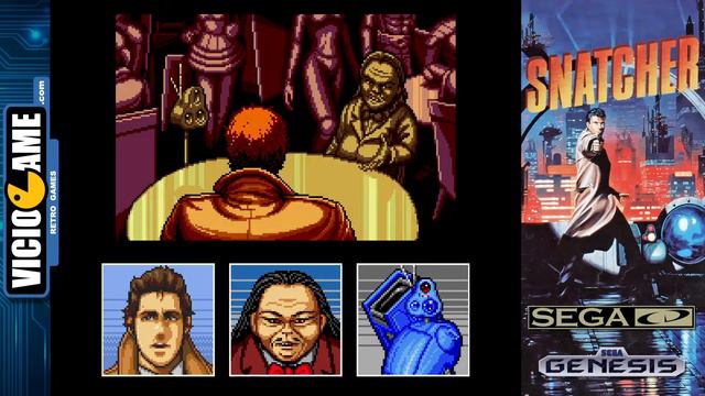 Snatcher [Sega CD] Konami, Konami Holdings Corporation