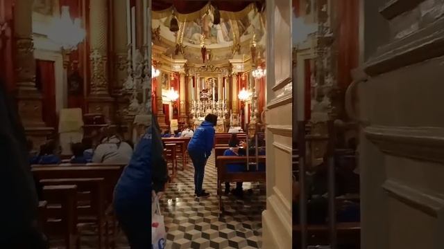 Inside the church of Saint Paul Birkirkara Malta