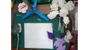 МК ободок и брошка с розами из фоамирана 1мм