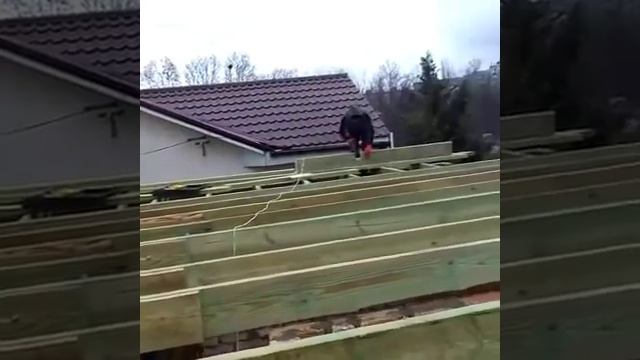 Установка потолочных балок смотреть онлайн