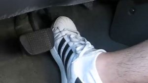 Driving in my Adidas Superstars
