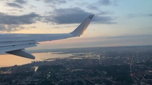 Перелет Санкт-Петербург - Москва. Взлет из Пулково. Авиакомпания ЮТейр. Boeing 737-800. 13.05.2023